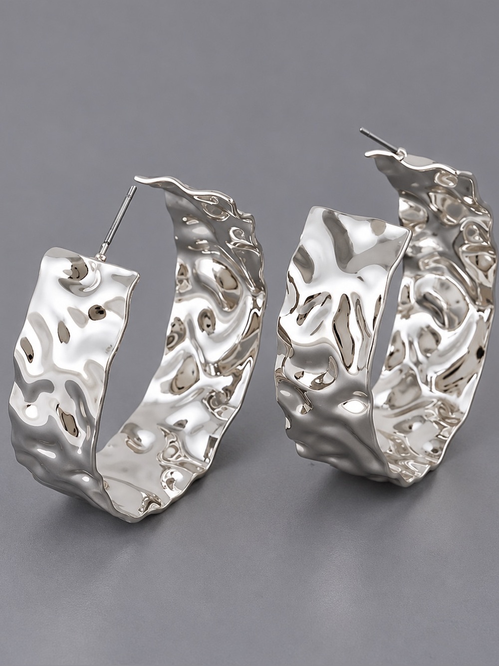 Waves Hoop Earrings